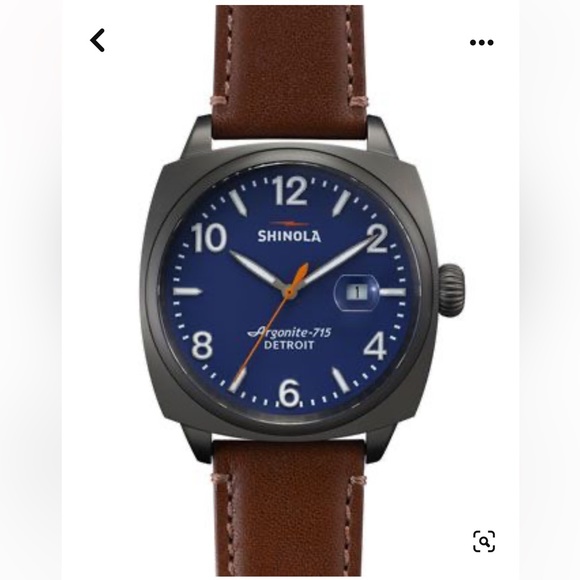Shinola 46mm Brakeman Watch, Brown/Gunmetal - Picture 2 of 9
